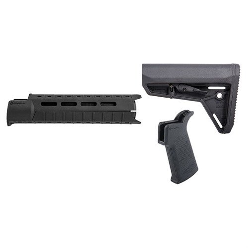 Upgrade dein AR-15 mit dem MOE-SL Furniture Set von Magpul: leichter Handguard, ergonomischer Grip und Mil-Spec Stock für optimale Kontrolle und Flexibilität.