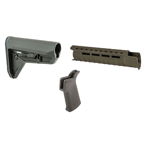 Upgrade dein AR-15 mit dem MOE-SL Furniture Set von Magpul: leichter, ergonomischer Handgriff, flexible M-LOK Handguard und anpassbarer Mil-Spec Stock.