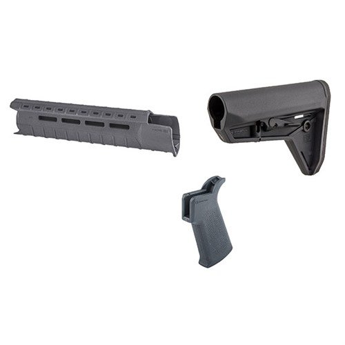 Upgrade deine AR-15 mit dem MOE-SL Möbelset von Magpul, das eine schlanke Bauweise, M-LOK Slots und ergonomischen Grip für optimale Kontrolle bietet.
