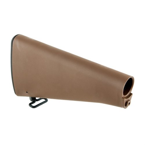 Rekreier mit dem Brownells M16A1 Buttstock Assembly den amerikanischen Klassiker, passend für viele frühe AR-15 und M16 Modelle in verschiedenen Farben.