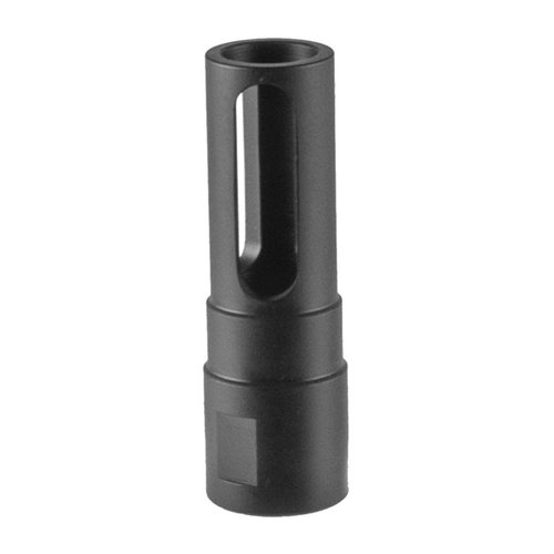 Der AR 308 Flash Hider von Brownells kombiniert klassisches Design mit effizienter Blendungsunterdrückung, aus robustem Kohlenstoffstahl mit QPQ-Beschichtung.