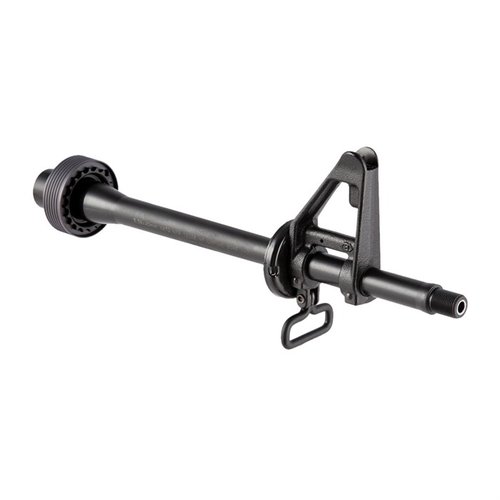 Die Brownells Retro A1 Barrel Assemblies bieten authentisches Design, hochwertige 4150 Stahlkonstruktion und sind perfekt für dein nächstes AR-15 Retro-Projekt!