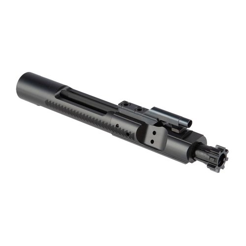 Das AR-15 Bolt Carrier Group von Brownells bietet zuverlässige Leistung mit einem nitride-beschichteten 9310 Stahlbolzen und 8620 Stahlträger für alle 5.56 NATO-Patronen.