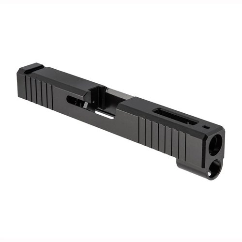 Verbessere die Funktionalität deiner Glock® 48 mit der Front Cut Slide: bessere Griffigkeit, cooles Design, und passt auch auf G43x und G43 mit dem richtigen Barrel.