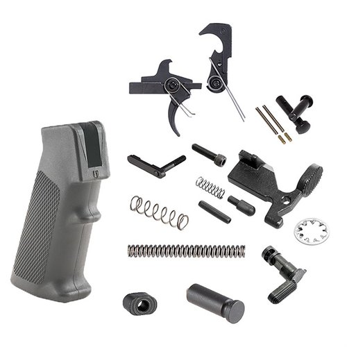 Mit dem BRN-180 LOWER PARTS KIT von Brownells erhältst du alle wichtigen Teile für deinen Lower, perfekt zusammengestellt und bereit für den Zusammenbau!