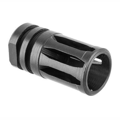 Der AR-15 A2 Flash Hider bietet eine effektive Minderung von Mündungsblitzen, ist aus 4140 Stahl gefertigt und hat ein langlebiges black oxide Finish.