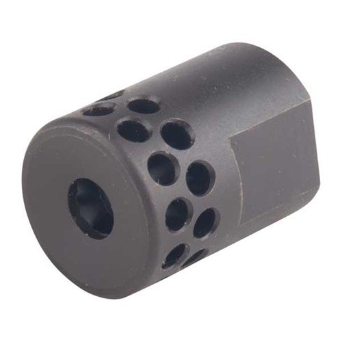 Der Brownells Short Muzzle Brake bietet maximale Bremswirkung in kompakter Form, mit 1