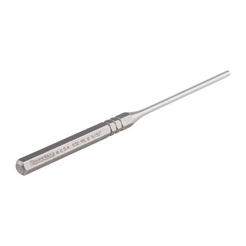 Die Brownells Premium Roll Pin Punches aus gehärtetem Kohlenstoffstahl bieten präzise Ausrichtung mit sphärischen Spitzen und sind in 7 Größen erhältlich.