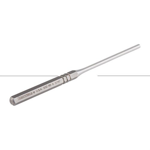 Die Brownells Premium Roll Pin Punches aus gehärtetem Kohlenstahl bieten präzise Ausrichtung und Schutz für Rollstifte, ideal für deine Waffenwartung.