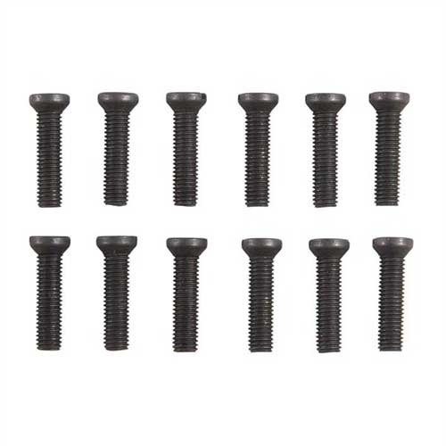 Das SIGHT BASE SCREW KIT bietet 216 hochfeste, geschlitzte Schrauben in 12er-Packs, ideal für alle Montagearbeiten an Zielfernrohren und Visieren.