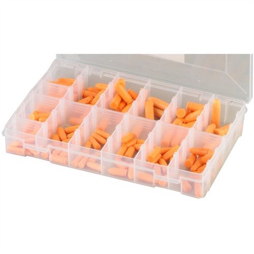 Das HANDGUN SAFETY TRAINER DUMMY ROUND KIT bietet dir eine umfassende Auswahl an Dummy-Patronen für gängige Handfeuerwaffen, alles in einer praktischen Box.