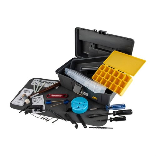 Mit dem 1911 ARMORER'S TOOL KIT erhältst du 21 essentielle Werkzeuge für Montage, Demontage und Wartung deiner 1911-Pistole in einem robusten Koffer.