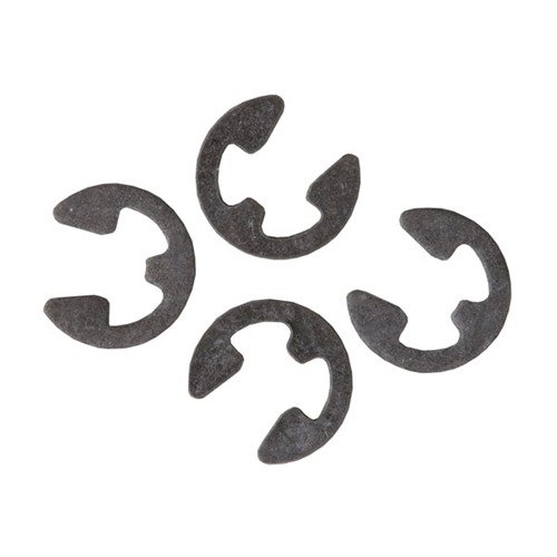 Die E-Clips aus Stahl ersetzen die originalen Clips von JP's Anti-Walk Pins und halten den Pin sicher im Rahmen. Im praktischen 4er-Pack erhältlich.