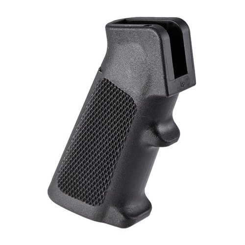 Der AR-15 A2 Pistol Grip von Brownells bietet dir eine bewährte Ergonomie und Komfort für dein nächstes Build. Schraube und Unterlegscheibe sind nicht enthalten.