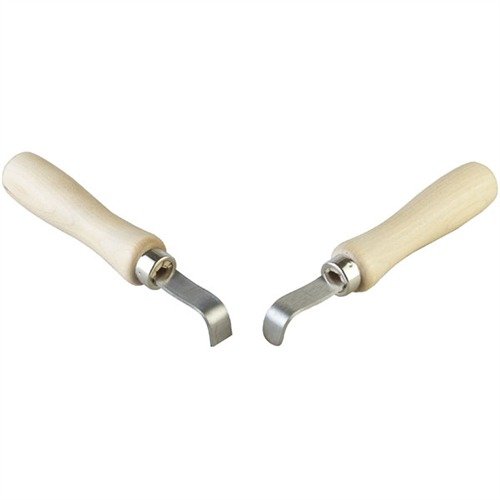 Die HARD FIT CURL SCRAPERS bieten präzise Kontrolle und entfernen feinste Holzspäne für eine perfekte Passform, ohne das Holz zu verhärten oder zu beschädigen.