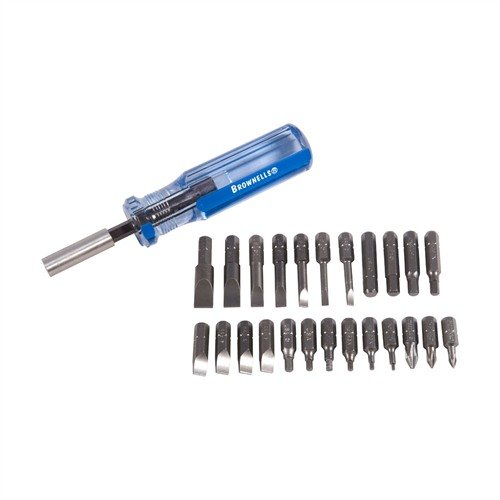 Die Brownells Standard Magna-Tip® Sets bieten eine umfassende Auswahl an Bits für präzise Wartung, ergonomisches Design und langlebige Qualität.