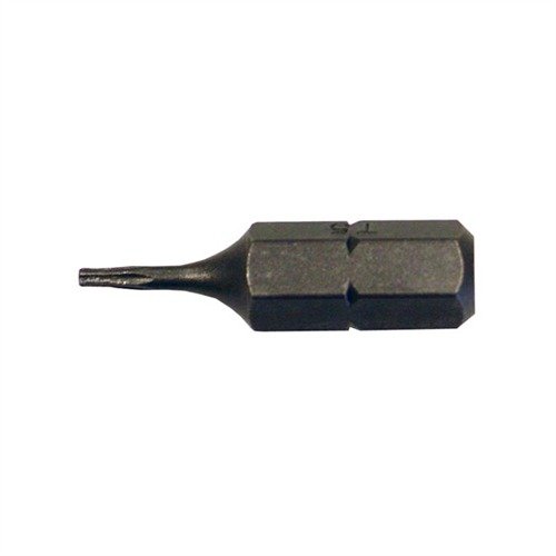 Die TORX® BITS von BROWNELLS sind ideal für Scope-Ringe, Autos und Geräte. Das Set enthält zehn 1" (2,5cm) lange Bits mit ¼" (6,3mm) Schaft.