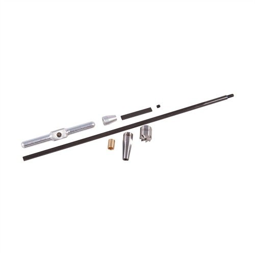 Mit dem 11° .38-.45 INTERMEDIATE CHAMFERING KIT erhältst du einen präzisen Facing Cutter und Pilot, um saubere, chatterfreie Chamfers zu erstellen und Bullet Splatter zu vermeiden.