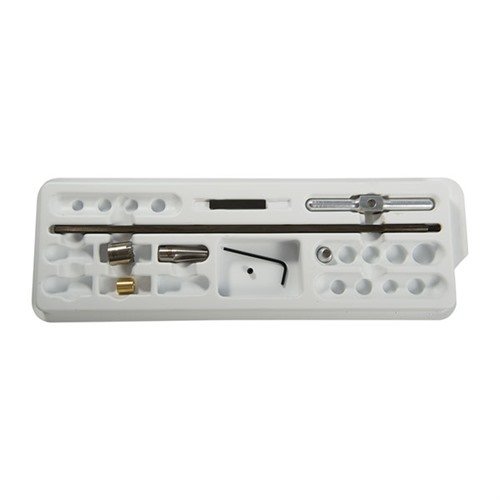 Das 11° .38-.45 INTERMEDIATE CHAMFERING KIT sorgt für einen sauberen, chatterfreien Chamfer, der das Bullet Splatter eliminiert und deine Präzision erhöht.