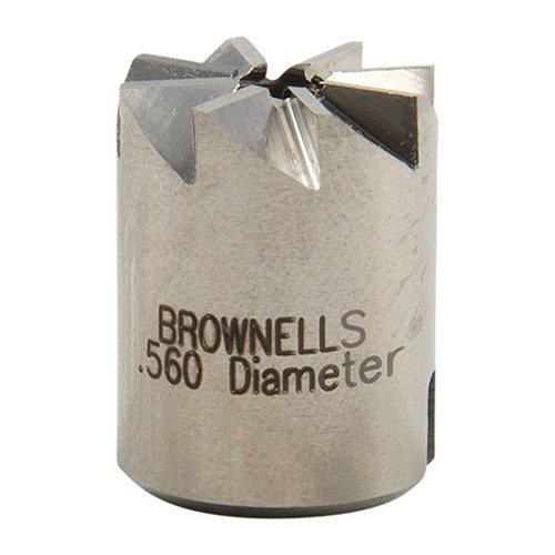 Der 90° Chamfer Cutter von Brownells ermöglicht es dir, ohne Drehmaschine und ohne den Lauf abzunehmen, Barrel/Cylinder-Gap anzupassen und hohe Stellen zu beseitigen.