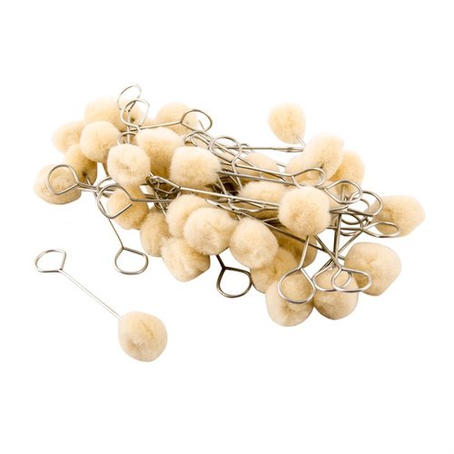 Die SHOP SWABS mit stabilem Drahtgriff sind vielseitige Dauber, ideal zum Auftragen von Cold Blues und vielen anderen Anwendungen in deiner Werkstatt.