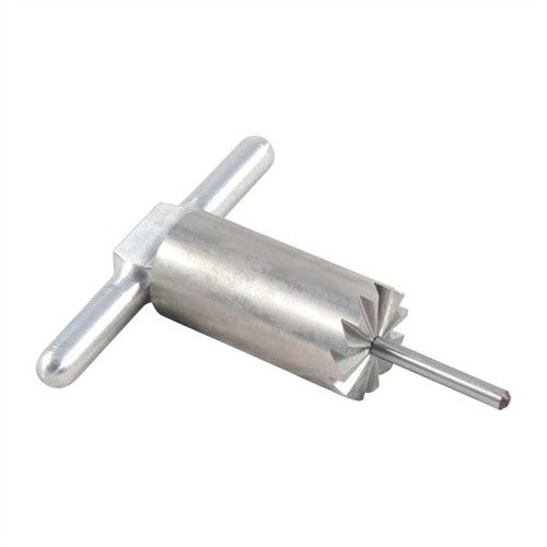 Der 90° Muzzle Facing Cutter aus gehärtetem Stahl sorgt für präzise Mündungsbearbeitung und Reparatur, inklusive Handgriff und Pilot in einer praktischen Box.