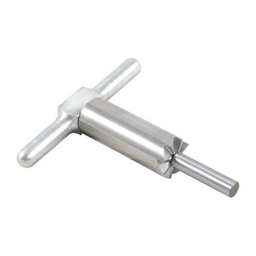 Der 90° Muzzle Facing Cutter aus gehärtetem Stahl ermöglicht dir ein präzises Ausrichten und Reparieren von Mündungen, inklusive einem Handgriff und Pilot.