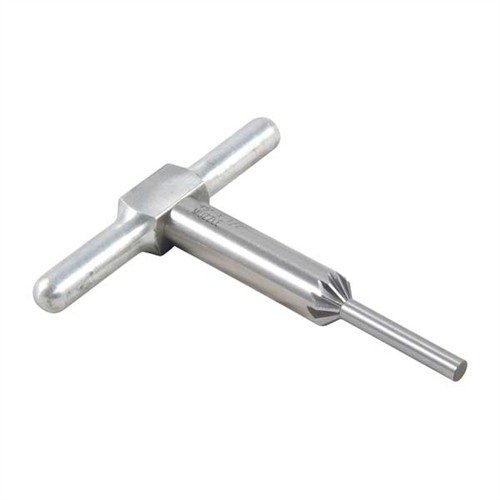 Mit dem 45° Chamfer Cutter kannst du scharfe Kanten an Mündungen und Zylindern brechen, um schnelle Nachladevorgänge bei Revolvern zu ermöglichen.