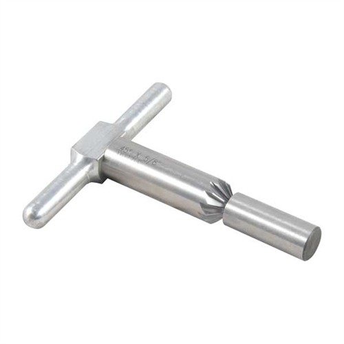 Mit dem 45° Chamfering Cutter kannst du scharfe Kanten an Mündungen und Zylindern brechen, um schnellere Nachladezeiten bei Revolvern zu erreichen.