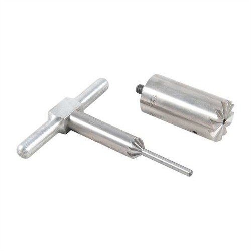 Mit dem Steel One Caliber Set kannst du Mündungen präzise anpassen und entgraten, um eine saubere Geschossausgabe zu gewährleisten. Ideal für schnelle Nachladevorgänge!