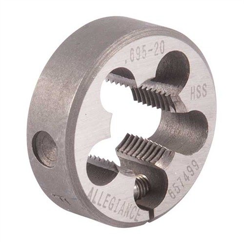 Die Brownells Revolver Barrel/Frame Dies aus hochfestem Stahl sorgen für präzises Gewinde bei Smith & Wesson® K Frame Revolvern und sind ideal für Rebarreling.