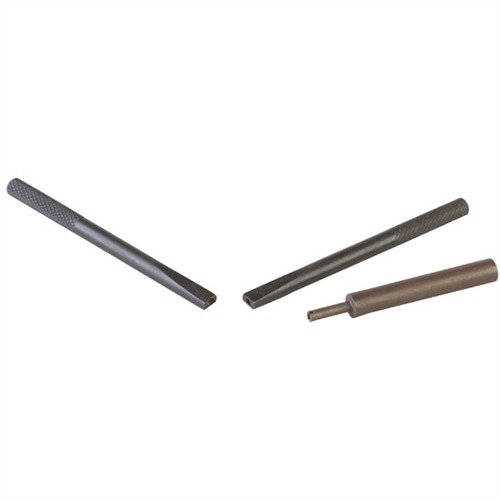 Mit dem REMINGTON 870 Deluxe Staking Kit wird das Anpassen des 2-Step Rivets zum Kinderspiel! Zwei spezielle Punches und ein Rivet Cutter machen die Arbeit einfach.