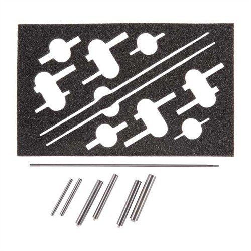 Die REVOLVER RANGE RODS helfen dir sofort zu erkennen, ob der Lauf und die Trommel perfekt ausgerichtet sind – ideal für präzise Inspektionen und Anpassungen.