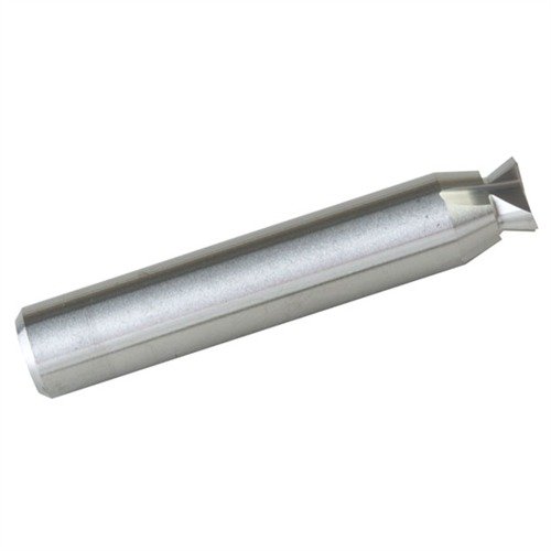 Der HEINIE REAR SIGHT CUTTER aus massivem Hartmetall schneidet die .370 x 65° Dovetail für Heinie Visierungen und bearbeitet selbst die härtesten Schlitze mühelos.