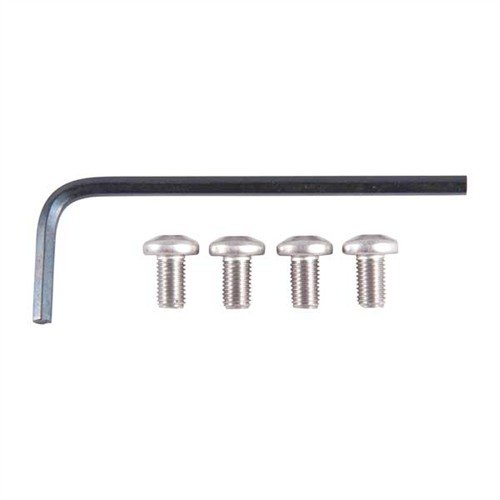 Die 1911 Allen Head Grip Screws aus gehärtetem Stahl verhindern zerkratzte Schraubenköpfe und bieten einen rutschfesten Sitz für deine perfekte 1911 Auto Pistole.