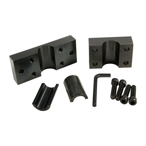 Der Brownells Barrel Vise bietet eine starke Klemmkraft für die sicherste Montage und Demontage von Läufen, ideal für Profis und Hobby-Gunsmiths.