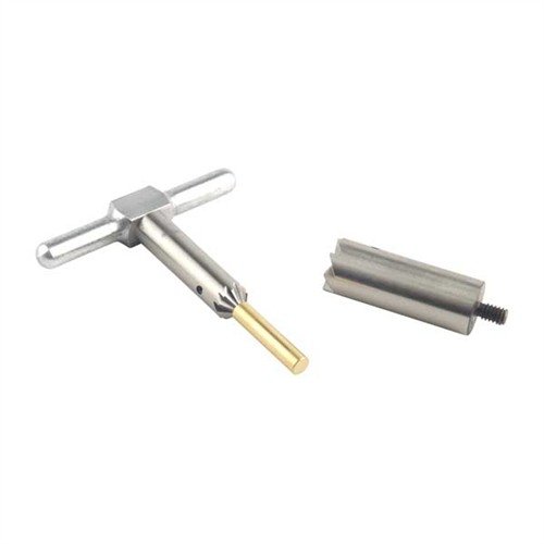 Mit dem BRASS ONE CALIBER SET kannst du Mündungen präzise bearbeiten: 90° Cutter zum Ausrichten und 45° Cutter für saubere Kanten – alles in einem Set!