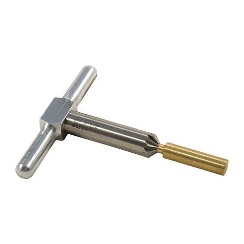 Mit dem 45° Chamfer Cutter kannst du scharfe Kanten an Mündungen und Zylindern brechen, was schnellere Nachladezeiten für Revolver ermöglicht.