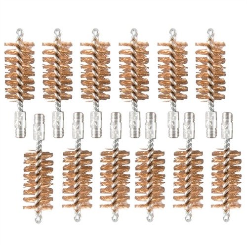 Die DOUBLE-TUFF™ BORE BRUSH mit extra-dicken, kinked Phosphorbronze-Draht sorgt für effektives Reinigen von stark verschmutzten Läufen in Handwaffen und Flinten.