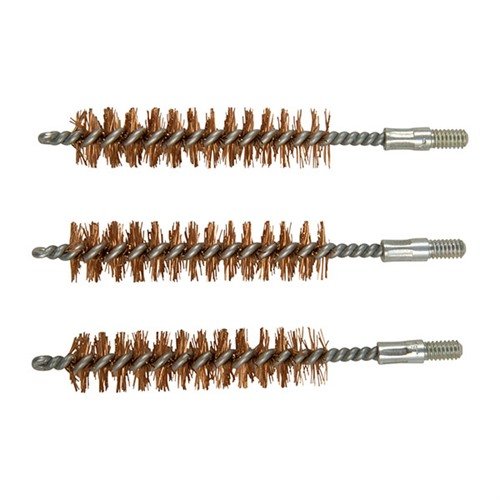 Die DOUBLE-TUFF™ Bore Brushes mit extra-dicken Phosphorbronze-Borsten entfernen selbst hartnäckige Ablagerungen in deinen Waffen, ohne die Läufe zu zerkratzen.