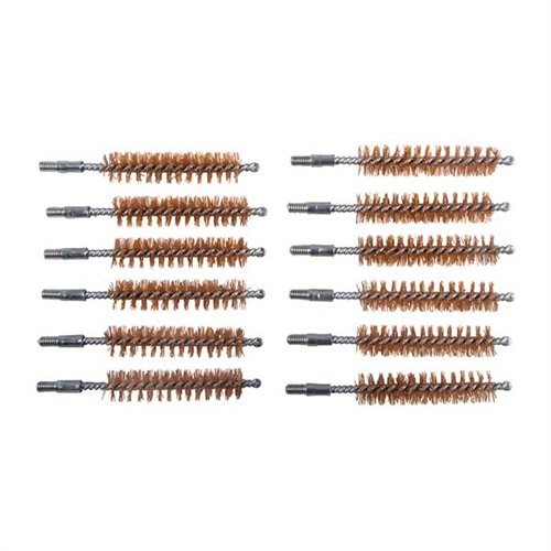 Die DOUBLE-TUFF™ Bore Brush mit extra-dicken Phosphorbronze-Borsten entfernt mühelos hartnäckige Ablagerungen in deinen Handfeuerwaffen, Gewehren und Flinten.