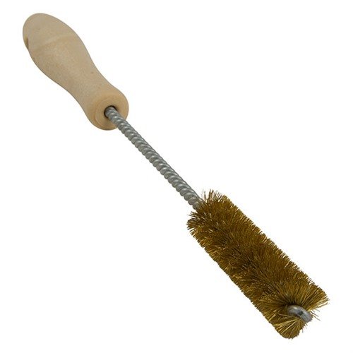 Die HANDLED Chamber Brushes entfernen selbst hartnäckige Rückstände aus Kammern, mit robusten Messingborsten und einem ergonomischen, lösungsmittelbeständigen Griff.