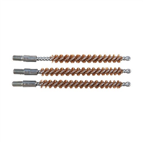 Die STANDARD LINE BRONZE BORE BRUSHES bieten langlebige, gründliche Reinigung mit hochwertigem Phosphorbronze-Draht und sind in praktischen 3er-Packs erhältlich.