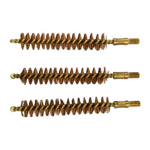 Die SPECIAL LINE Brass Rifle Bore Brush bietet eine schonende Reinigung mit langlebigen Phosphorbronze-Borsten und einem kratzfreien Messing-Schaft für deine Waffe.