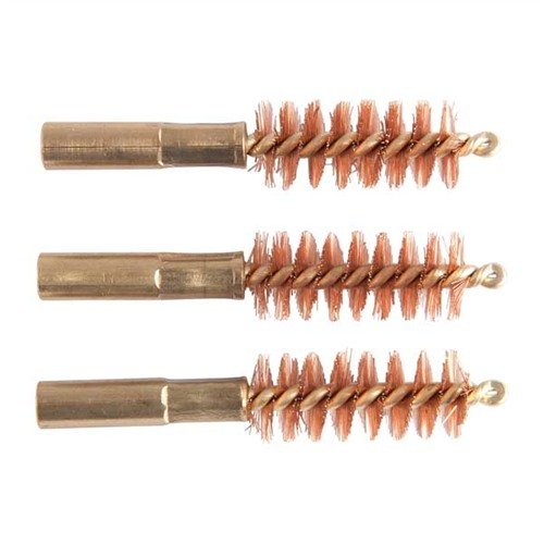 Die SPECIAL LINE DEWEY-THREAD Handgun Bore Brushes bieten eine einfache Anbringung ohne Adapter, langlebige Phosphorbronze-Borsten und einen kratzfreien Messing-Schlauch.