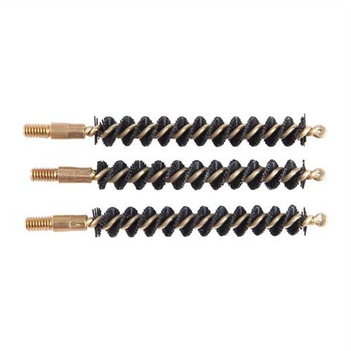 Die HEAVY WEIGHT NYLON CENTERFIRE RIFLE BORE BRUSH entfernt hartnäckige Ablagerungen mühelos, ist sicher für die Züge und langlebig mit einem stabilen Messing-Schaft.