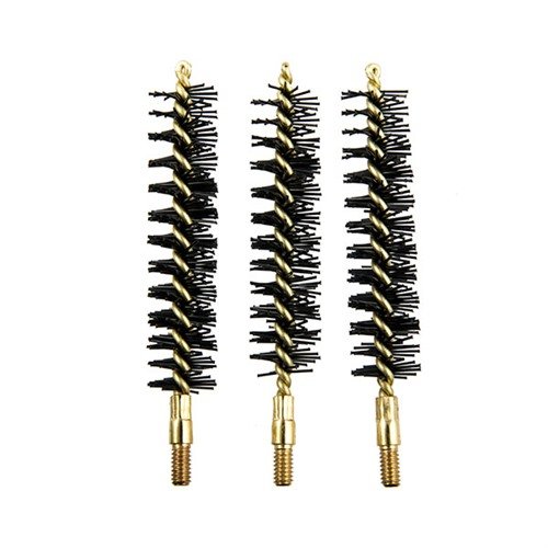 Die HEAVY WEIGHT NYLON CENTERFIRE RIFLE BORE BRUSH reinigt mühelos hartnäckige Ablagerungen, ist sicher für die Züge und langlebig mit einem stabilen Messing-Schaft.