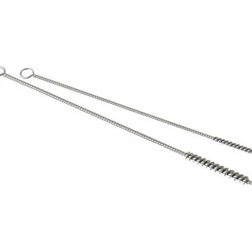 Die extra-steifen, gewundenen Edelstahlbürsten sind perfekt zum Reinigen von Shotgun Barrel Ports, lösen Rückstände und sorgen für eine saubere Öffnung.