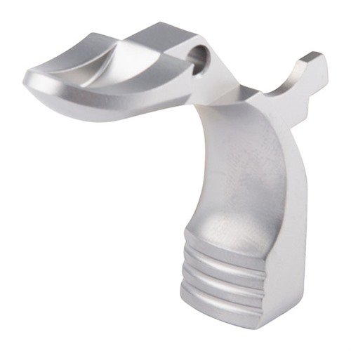 Die Ed Brown Machined Memory Groove Beavertail Grip Safety für 1911 bietet präzise Passform, bessere Handlage und Kontrolle durch die drei Rillen auf der erhöhten Fläche.