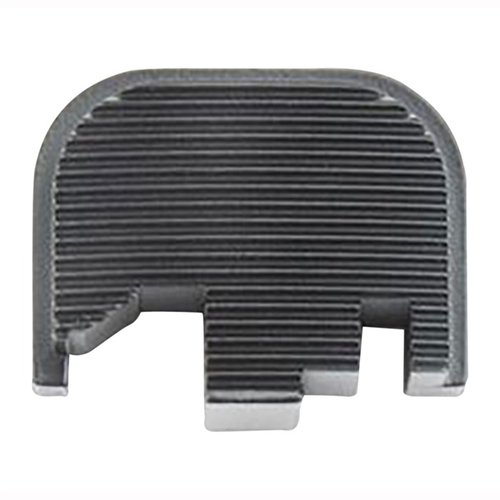 Die M&P Slide Backplate von Ed Brown ist aus Aluminium gefertigt, hat feine Serrationen und ist hart eloxiert – der perfekte Ersatz für das Kunststoffteil der Werkschlitze.